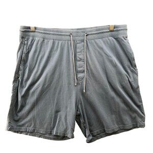 J. Crew Knit Goods Sweat Shorts Mens L Blue Slim Fit Cotton Lightweight Lounge